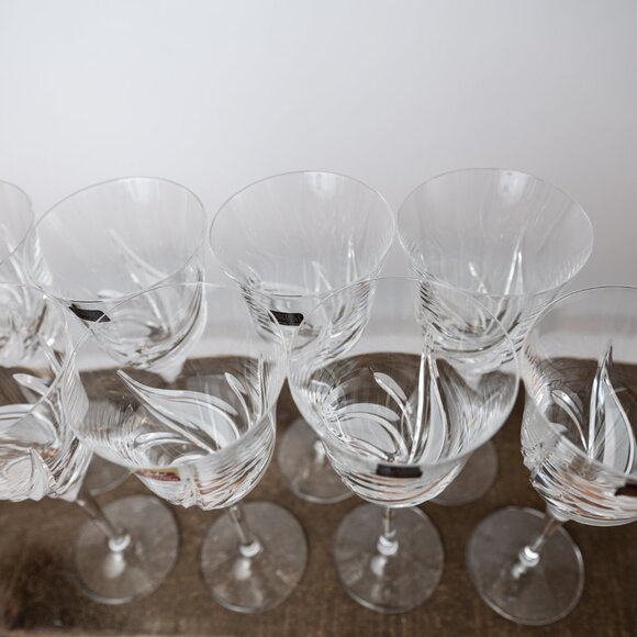 Crystal Wine Glasses - Cetona by DaVinci - Set of 7 - Picture 3 of 8